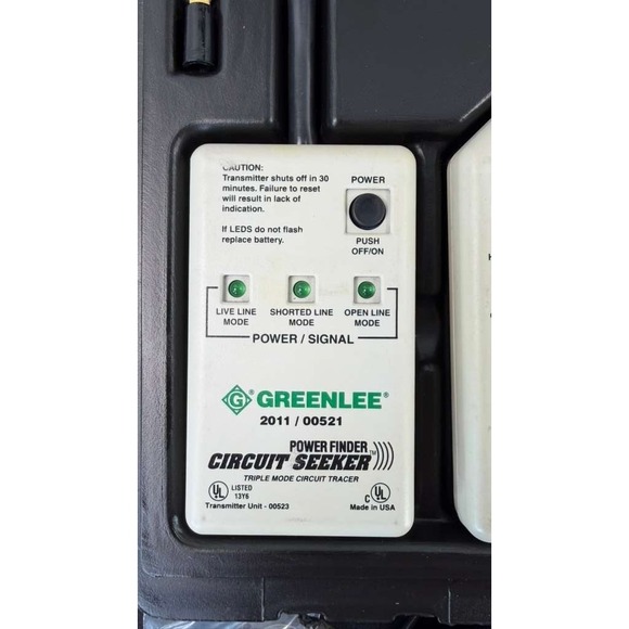 Greenlee 2011/00521 Power Finder Circuit Seeker Tested And Working - Picture 11 of 16